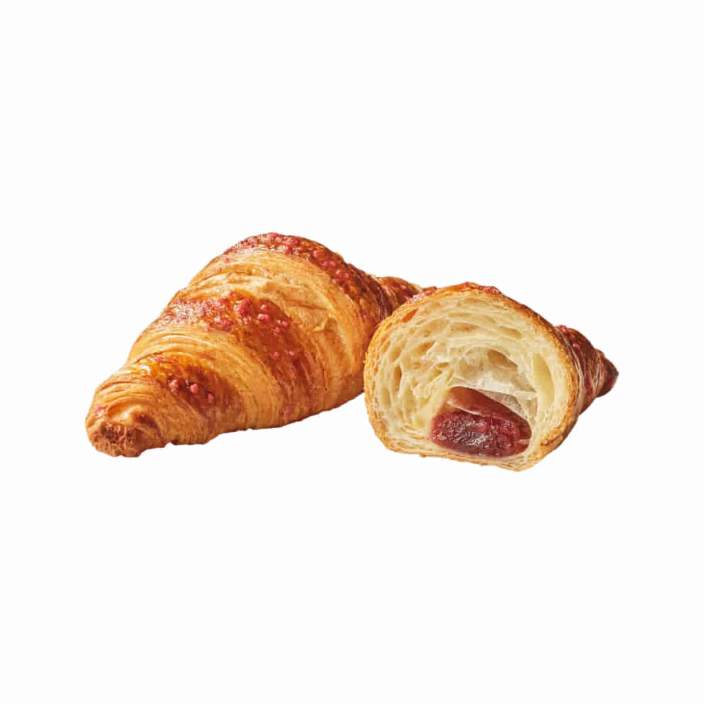 Raspberry Vegan Filled Croissant (38539) - LBP Bakeries