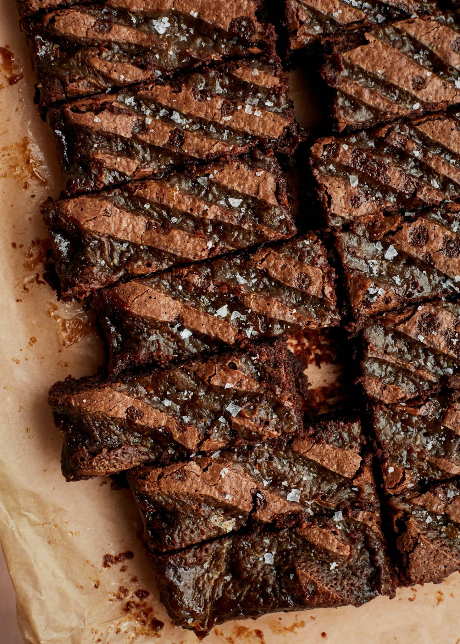 Salted Caramel Brownie Traybake (Gluten Free) LBP Bakeries